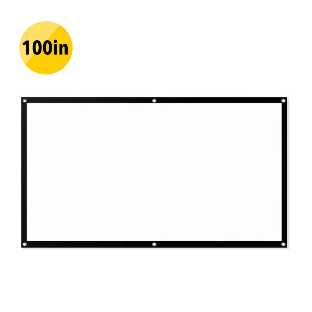 Screen - Portable Led Movie Screen Projector Movies Screen Household Light Resistant Projection Screen For Home Theater Outdoor Indoor