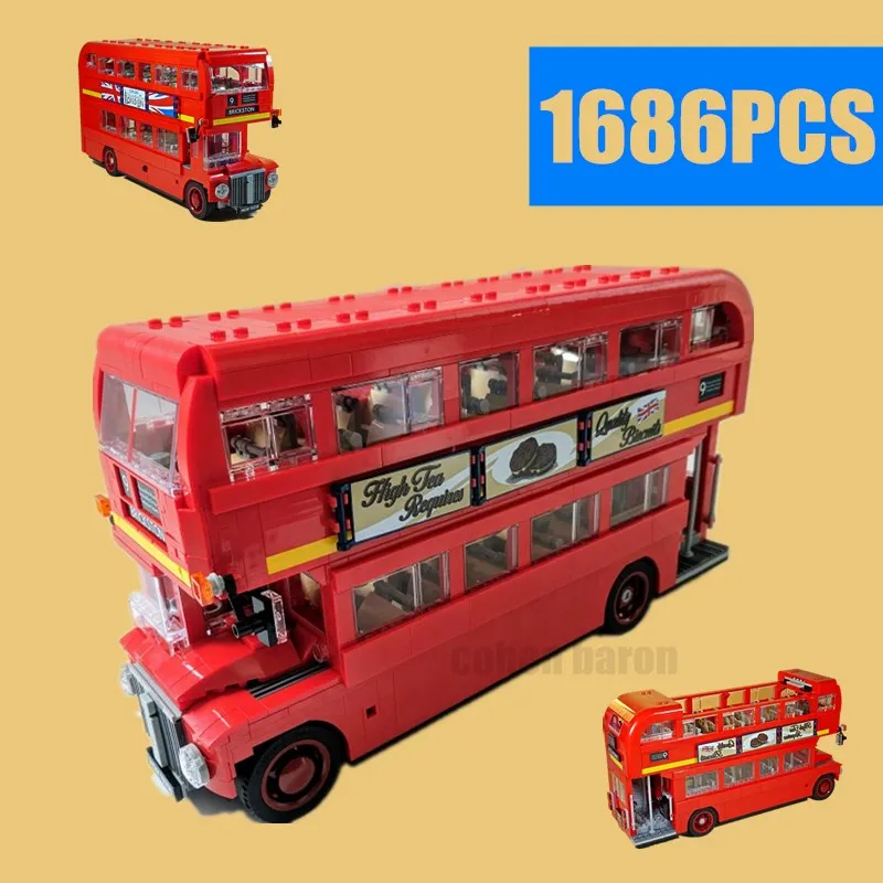New 1686PCS London City Street Bus Fit Legoings Technic Model Building Block Bricks Toy 10258 DIY Toy Children Birthday Gifts
New 1686PCS London City Street Bus Fit Legoings Technic Model Building Block Bricks Toy 10258 DIY Toy Children Birthday Gifts
