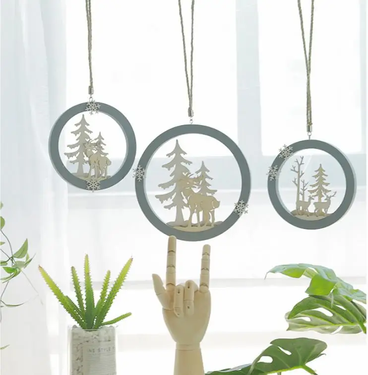 Dropship Christmas tree wood painted elk pendant 3size 3 pc Xmas Party Decor Deer Pendants
Dropship Christmas tree wood painted elk pendant 3size 3 pc Xmas Party Decor Deer Pendants
