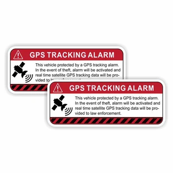 2PCS Warning Reflective Car Sticker GPS Tracking Alarm Accessories Sunscreen Vinyl Decal for Motorcycle
2PCS Warning Reflective Car Sticker GPS Tracking Alarm Accessories Sunscreen Vinyl Decal for Motorcycle