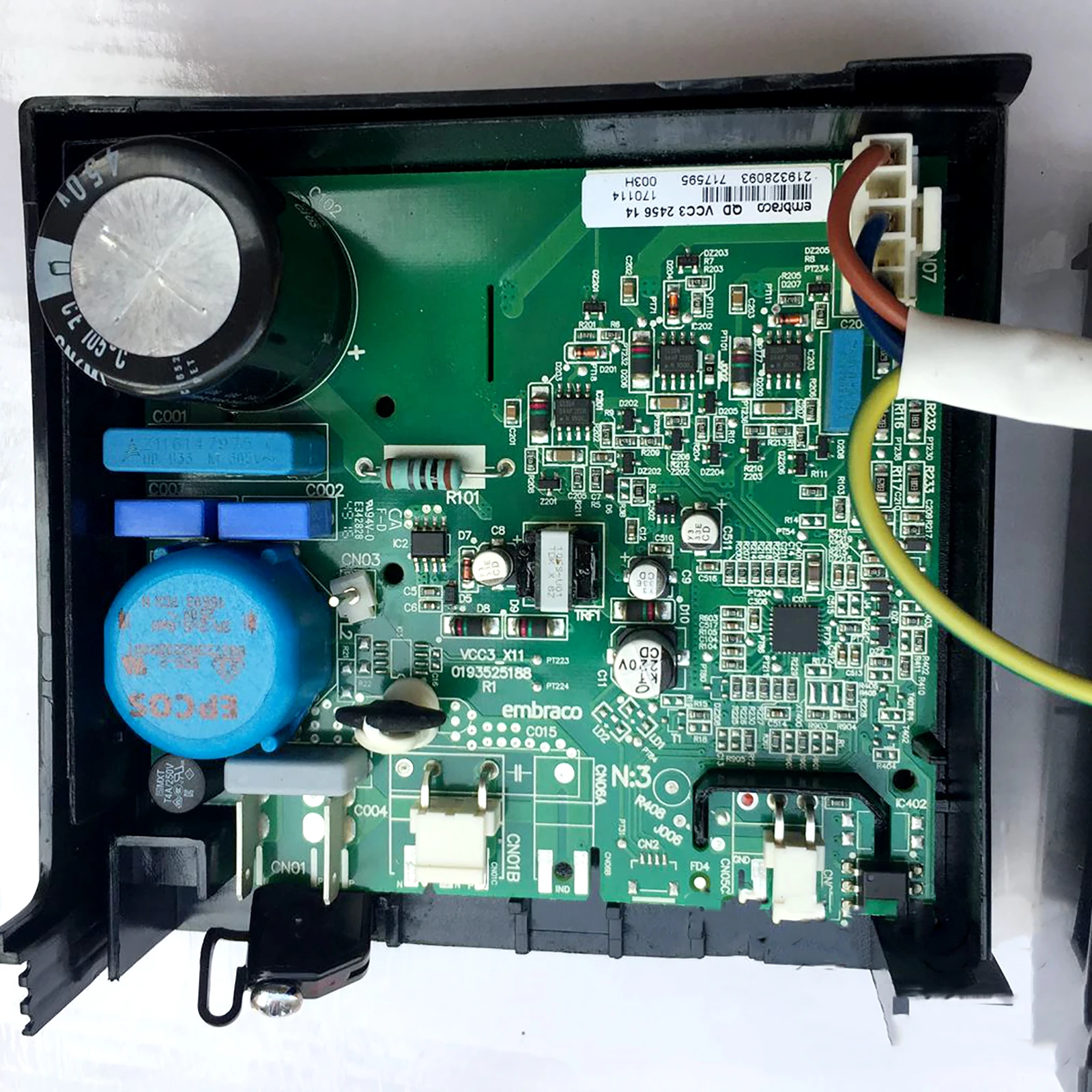 Driver Board Inverter Board 0193525188 for Hair Meiling Refrigerator Embraco QD VCC3 2456 14 F 02 Replacement Repair Parts
Driver Board Inverter Board 0193525188 for Hair Meiling Refrigerator Embraco QD VCC3 2456 14 F 02 Replacement Repair Parts