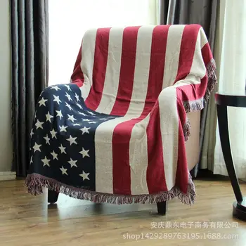 American Style Line Blanket Flag Cotton Knitted Line Blanket Sofa Towel Sofa Blanket Tapestry Cover Towel
American Style Line Blanket Flag Cotton Knitted Line Blanket Sofa Towel Sofa Blanket Tapestry Cover Towel