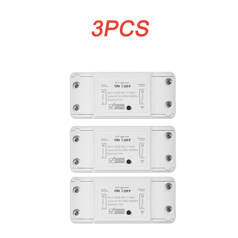 Wifi Smart Switch Controlled Wireless Relay Universal DIY Home Domotica Device For Control | Электроника