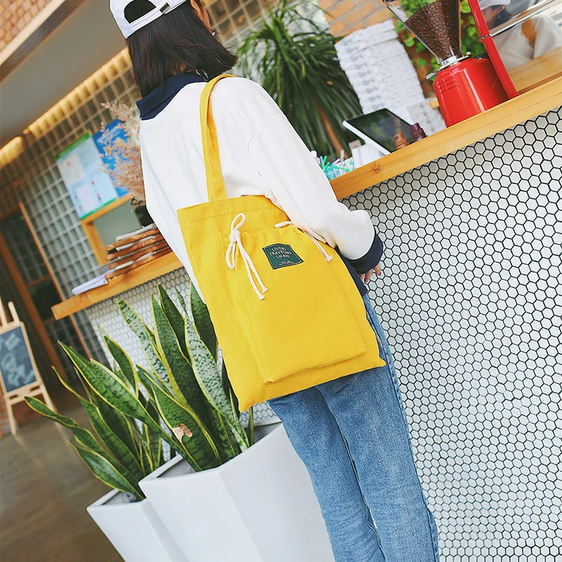 Canvas Bag Woman Single Shoulder Soft Face Handbag Small Fresh Simple Lady Bag Women's Department Shopping Bag
Canvas Bag Woman Single Shoulder Soft Face Handbag Small Fresh Simple Lady Bag Women's Department Shopping Bag
