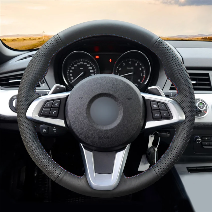 DIY Hand-stitched Customization Anti-Slip Wear-Resistant Steering Wheel Cover For BMW Z4 E89 2009-2016 Car Interior Decoration
DIY Hand-stitched Customization Anti-Slip Wear-Resistant Steering Wheel Cover For BMW Z4 E89 2009-2016 Car Interior Decoration