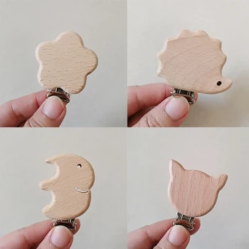 Pacifier Clip Nipple Chain Accessories Wooden Cute Modelling Beech Pacifier Clip Small Elephant Flower Baby Pacifier Chain Clip
Pacifier Clip Nipple Chain Accessories Wooden Cute Modelling Beech Pacifier Clip Small Elephant Flower Baby Pacifier Chain Clip