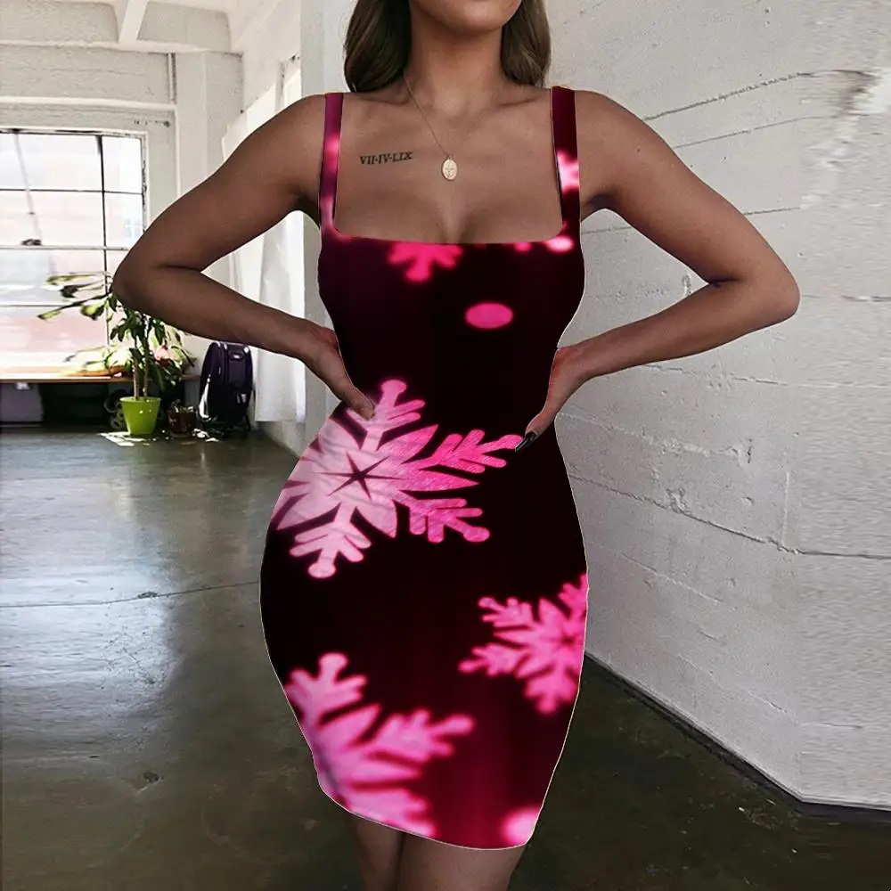KYKU Christmas Dresses Women Snowflake Ladies Dresses New Year Bodycon Dress Hip Hop 3d Print Womens Clothing Party Vintage Boho
KYKU Christmas Dresses Women Snowflake Ladies Dresses New Year Bodycon Dress Hip Hop 3d Print Womens Clothing Party Vintage Boho