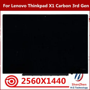

Original LCD Display Touch Screen Digitizer Assembly LP140QH1-SPA2 For Lenovo ThinkPad X1 Carbon 3rd Gen 20BS 20BT 00HN827