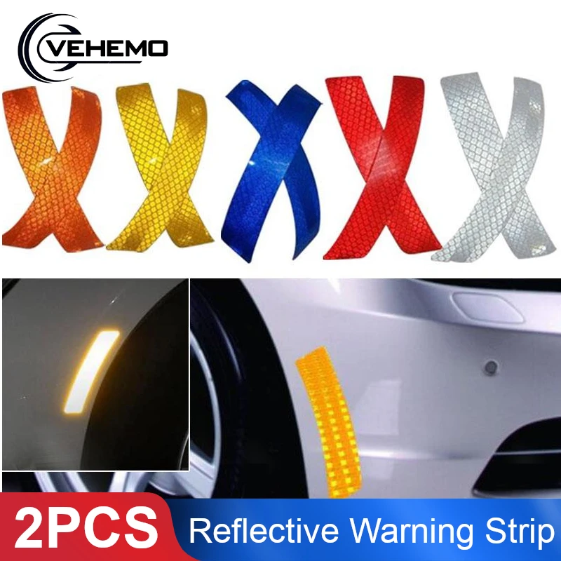 2Pcs Car Wheel Rim Eyebrow Reflective Warning Strip Stickers Safety Warning Light Reflector Protective Sticker Car Styling
2Pcs Car Wheel Rim Eyebrow Reflective Warning Strip Stickers Safety Warning Light Reflector Protective Sticker Car Styling