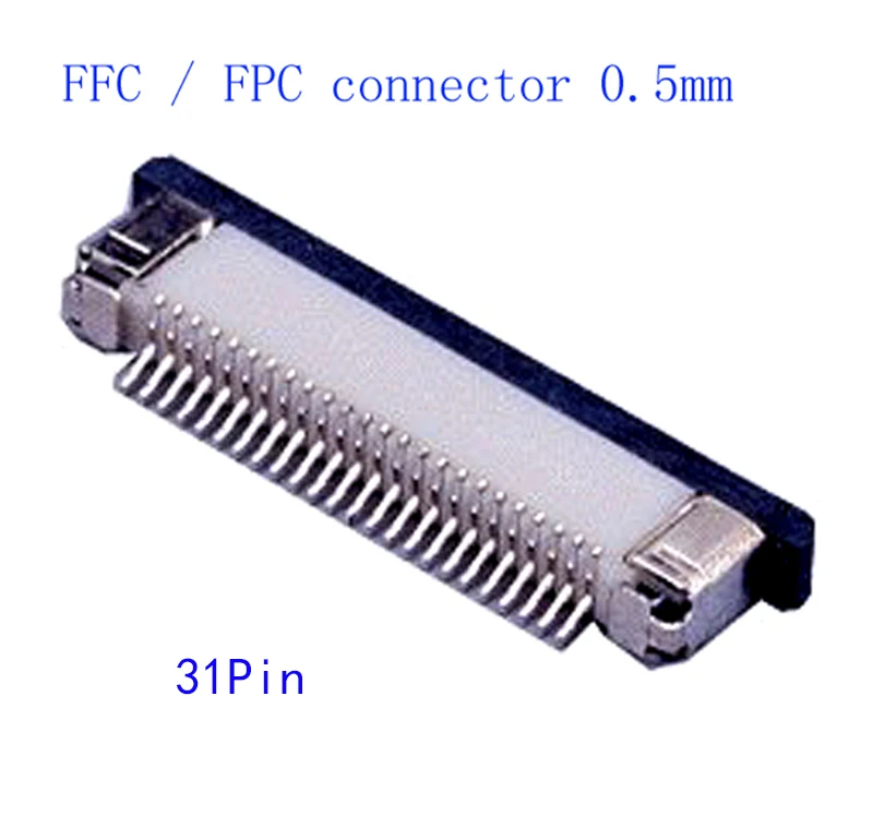 100 шт. FFC/FPC коннектор 0,5 мм 31Pin плоский коннектор выдвижного типа верхний/нижний контактор
100 шт. FFC/FPC коннектор 0,5 мм 31Pin плоский коннектор выдвижного типа верхний/нижний контактор