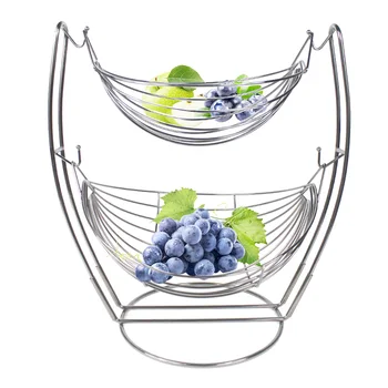 2 Tier Fruit Basket Display Stand Draining Easy Clean Hollow Living Room Save Space Food Storage Kitchen Organizer Home Desktop
2 Tier Fruit Basket Display Stand Draining Easy Clean Hollow Living Room Save Space Food Storage Kitchen Organizer Home Desktop