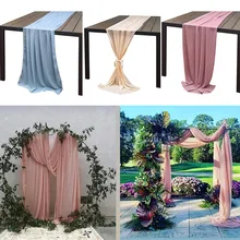 Chiffon Wedding Arch Drapping Fabric Backdrop Drape Curtains Scarf Table Runner Bridal Ceremony Party Wedding Diy Decoration
Chiffon Wedding Arch Drapping Fabric Backdrop Drape Curtains Scarf Table Runner Bridal Ceremony Party Wedding Diy Decoration