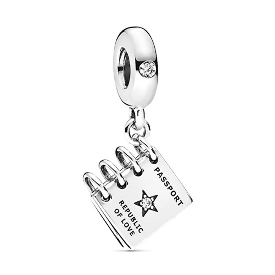 Authentic S925 Sterling Silver Penant Bead Passport Love Country Dangle Charms fit Lady Bracelet Bangle Girl Gift
Authentic S925 Sterling Silver Penant Bead Passport Love Country Dangle Charms fit Lady Bracelet Bangle Girl Gift