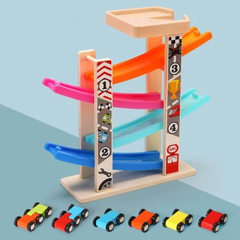 Trolley Sliding Toy Wooden 4-layer Slide Car Toy Inertial Orbit With 6 Gliding Car New Arrival
Trolley Sliding Toy Wooden 4-layer Slide Car Toy Inertial Orbit With 6 Gliding Car New Arrival