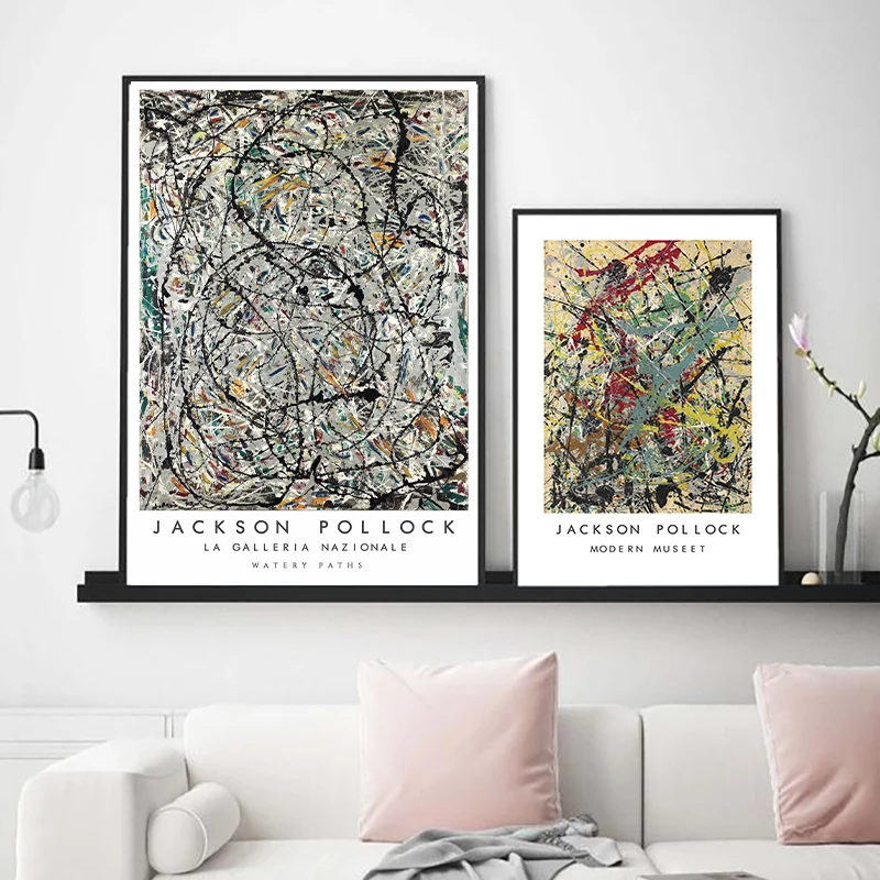 Jackson Pollock Abstract Painting Fine Art Poster Gallery Wall Art Canvas Prints Wall Pictures for Living Room Home Decor
Jackson Pollock Abstract Painting Fine Art Poster Gallery Wall Art Canvas Prints Wall Pictures for Living Room Home Decor