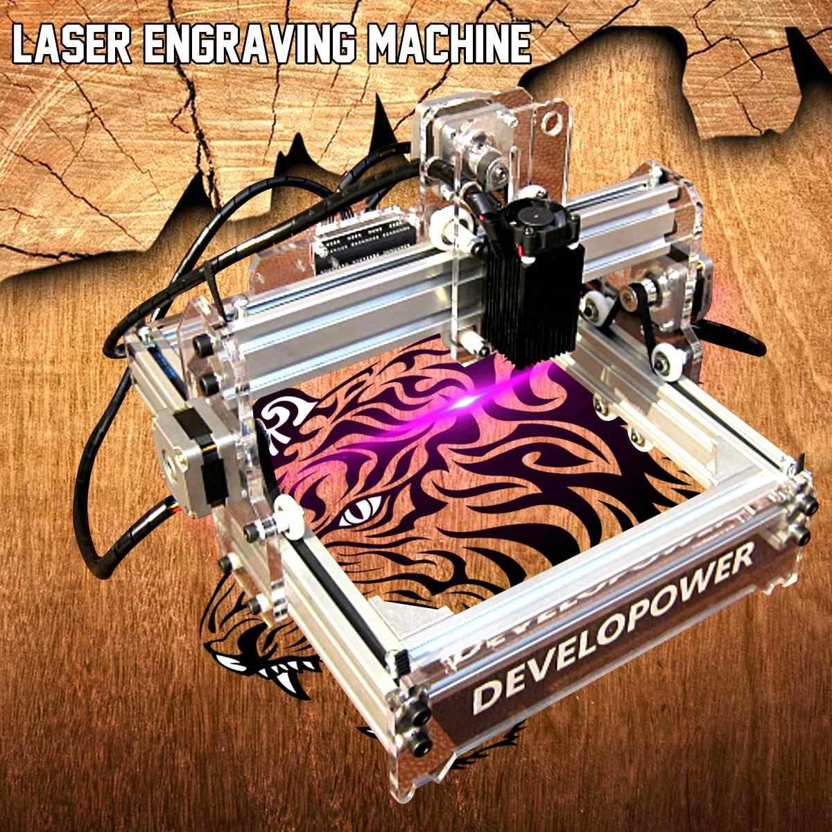 17x20cm 2000mW Laser Engraver Cutting Machine Desktop Engraving Printer DIY Desktop Wood Cutter CNC Wood Router
17x20cm 2000mW Laser Engraver Cutting Machine Desktop Engraving Printer DIY Desktop Wood Cutter CNC Wood Router