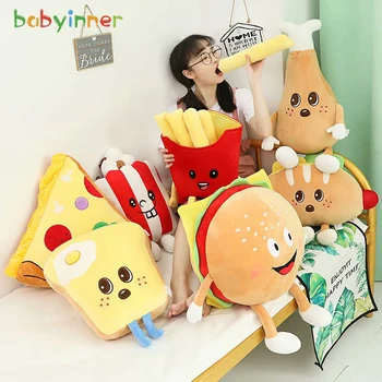 Baby Inner Food Simulation Plush Toy Hamburger Pizza Popcorn Toast Plush Pillow Cushion Girl Birthday Gift 30~60cm(12~24in)
Baby Inner Food Simulation Plush Toy Hamburger Pizza Popcorn Toast Plush Pillow Cushion Girl Birthday Gift 30~60cm(12~24in)