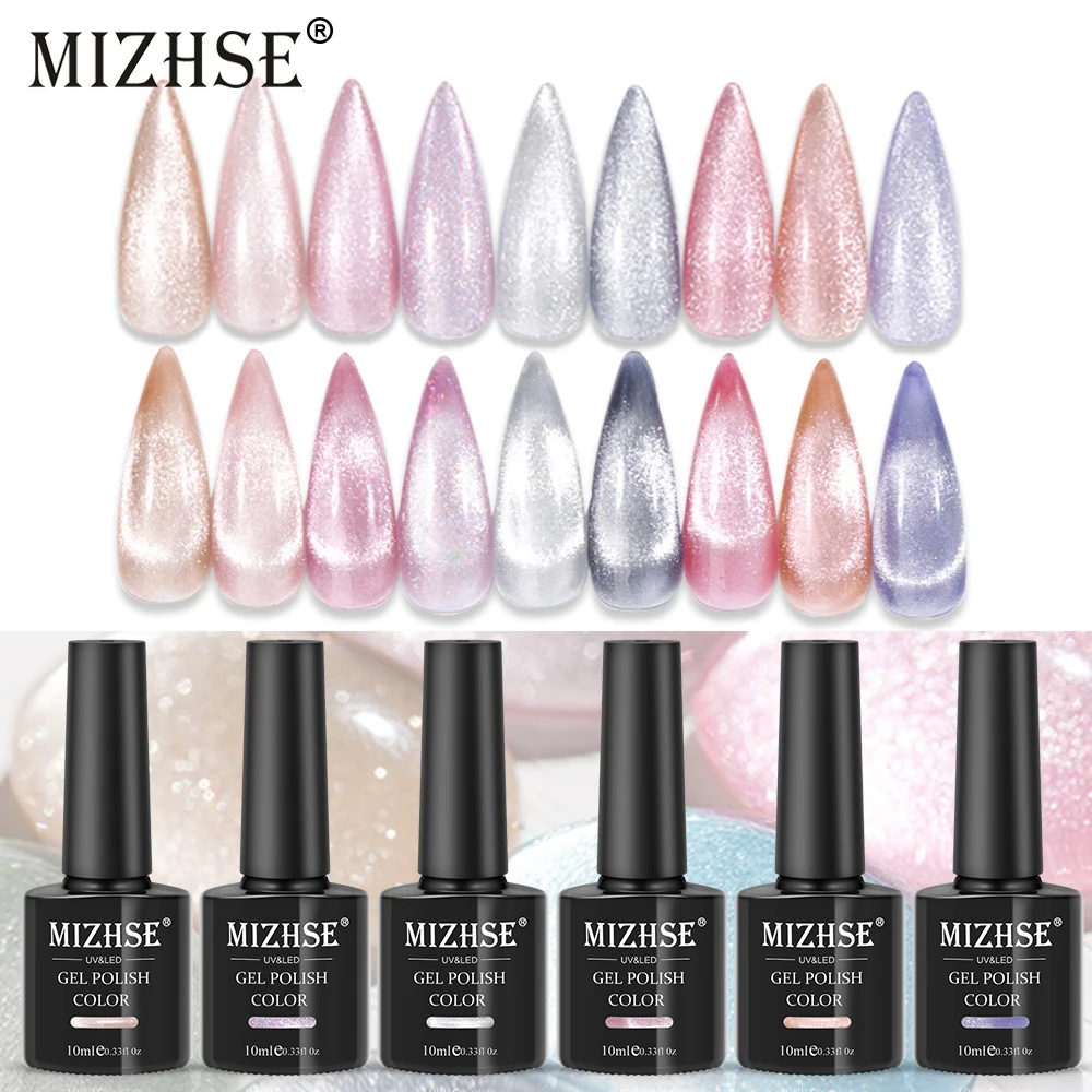 

MIZHSE 9D Cat Eye Nails Gel Polish With Magnetic Stick vernis semi permanent Soak Off UV Nail Art For Manicure Nail Design