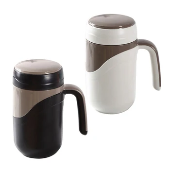 2x Ceramic Cup Vacuum Flask Cup Leakproof Insulated Bottle Mug Home Office Tea Cup with Handle 380Ml White & Black 
2x Ceramic Cup Vacuum Flask Cup Leakproof Insulated Bottle Mug Home Office Tea Cup with Handle 380Ml White & Black
