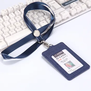 NEW 1PC Work Card Holders with Rope PU Card Holder Employee Name ID Card Cover Metal Work Certificate Identity Badge 3 Slots
NEW 1PC Work Card Holders with Rope PU Card Holder Employee Name ID Card Cover Metal Work Certificate Identity Badge 3 Slots