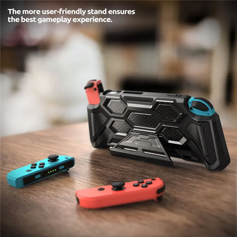 For Nintendo Switch Case MUMBA Battle Series Heavy Duty Grip Cover Console with Comfort Padded Hand Grips|Чехлы| |