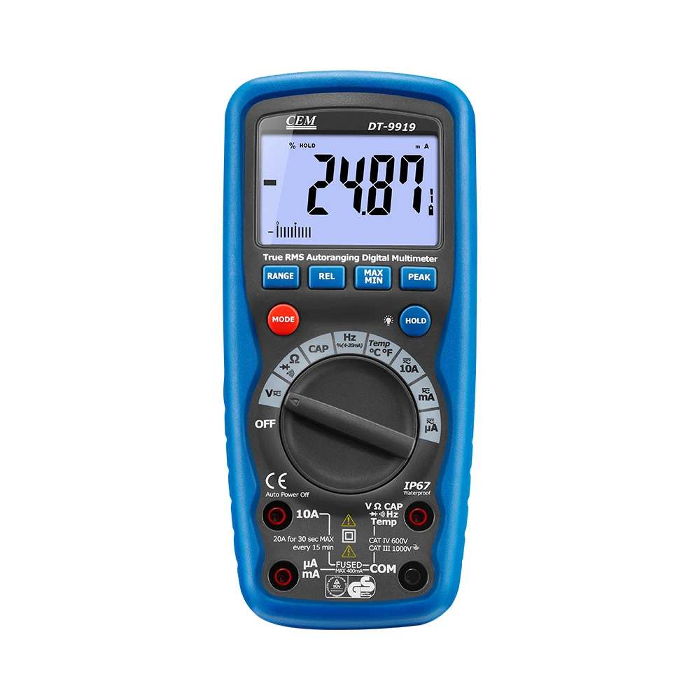 CEM Multimeter Automatic Digital Multimeter 40,000 Counts Intelligent Scanning AC DC Measurement NCV True RMS Measurement
CEM Multimeter Automatic Digital Multimeter 40,000 Counts Intelligent Scanning AC DC Measurement NCV True RMS Measurement