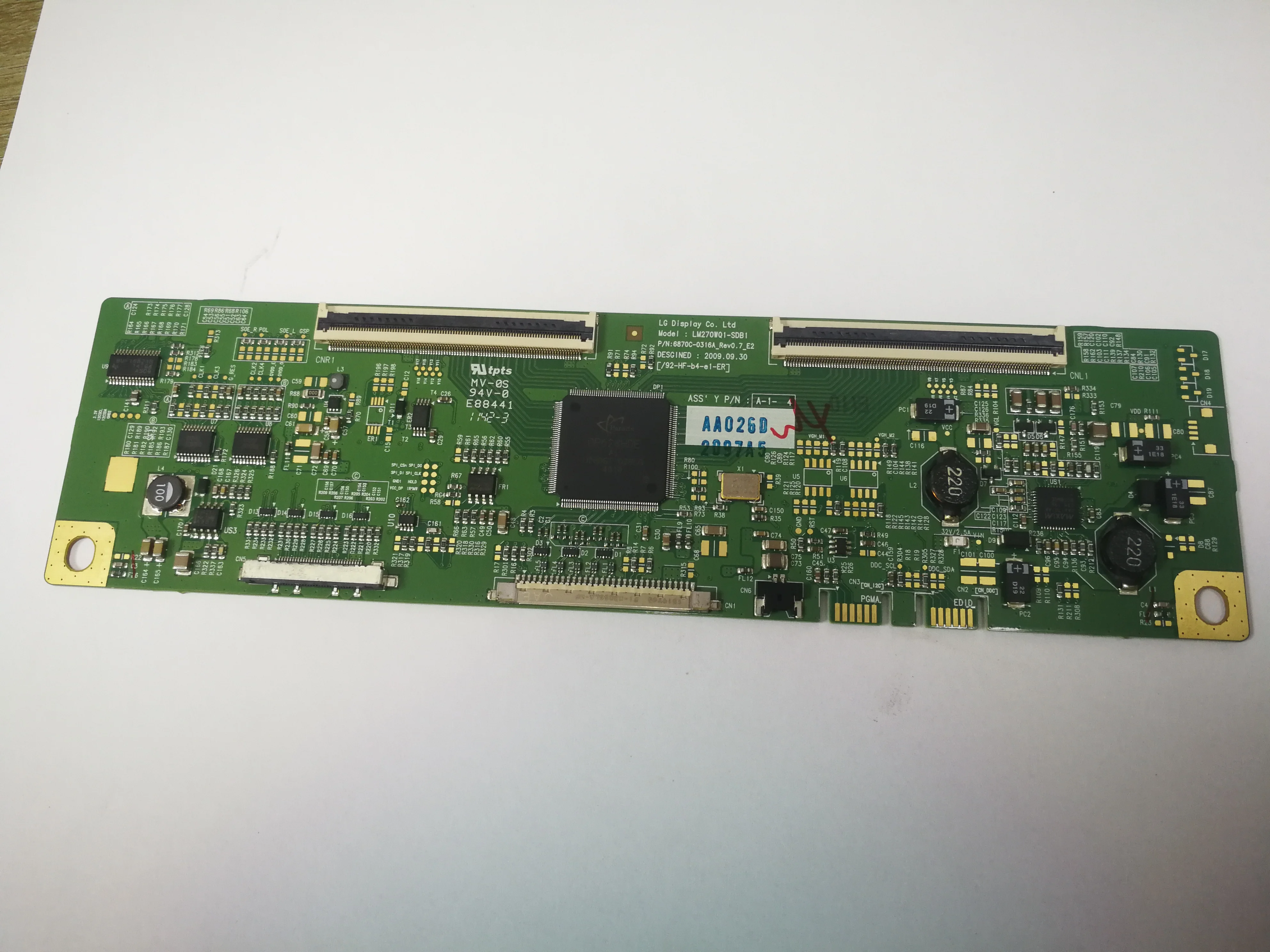 Original 6870C-0316A_ LM270WQ1-SDB1 Logic T-CON TCON board for LG imac 27" LM270WQ1(SD)(B1) SD B1
Original 6870C-0316A_ LM270WQ1-SDB1 Logic T-CON TCON board for LG imac 27" LM270WQ1(SD)(B1) SD B1