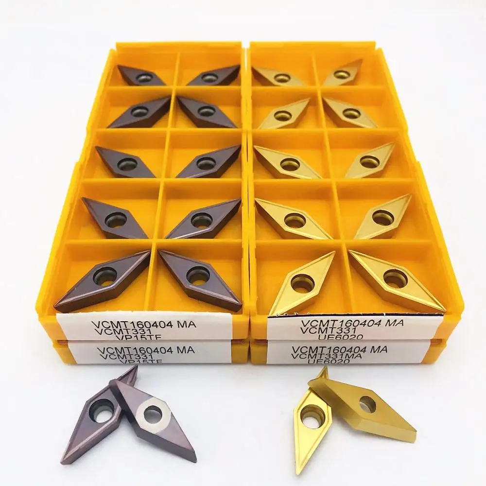 Carbide tool VCMT160404 MA VP15TF UE6020 US735 high quality cutting tool finishing metal turning tool CNC milling VCMTlathe tool
Carbide tool VCMT160404 MA VP15TF UE6020 US735 high quality cutting tool finishing metal turning tool CNC milling VCMTlathe tool