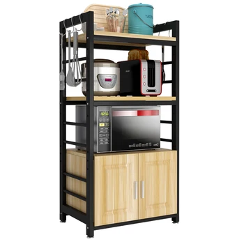 European kitchen shelf landing multi-layer microwave oven rack household oven rack balcony shelf storage cabinet
European kitchen shelf landing multi-layer microwave oven rack household oven rack balcony shelf storage cabinet