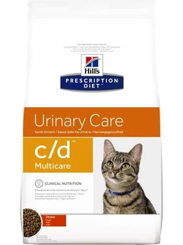 Hill's Prescription Diet c/d Multicare Urinary Care cat food diet with IBC, Chicken, 5 kg
Hill's Prescription Diet c/d Multicare Urinary Care cat food diet with IBC, Chicken, 5 kg