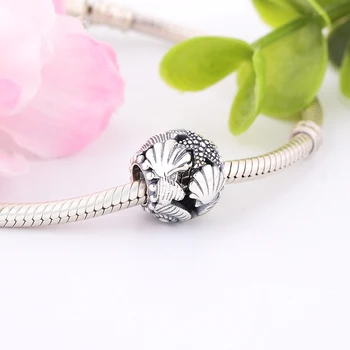 Fit Original Europe Charm Bracelet 100% 925 Sterling Silver Bead Openwork Starfish, Shells & Heart Charm Bamoer DIY Fine Jewely
Fit Original Europe Charm Bracelet 100% 925 Sterling Silver Bead Openwork Starfish, Shells & Heart Charm Bamoer DIY Fine Jewely