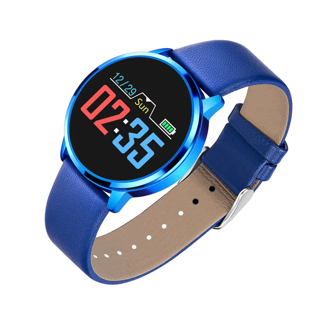 Q8 Explosion Models New Smart Watch Large Screen Sports Round Touch Monitoring Heart Rate Bracelet Long Standby IP67 (Blue Belt)
Q8 Explosion Models New Smart Watch Large Screen Sports Round Touch Monitoring Heart Rate Bracelet Long Standby IP67 (Blue Belt)