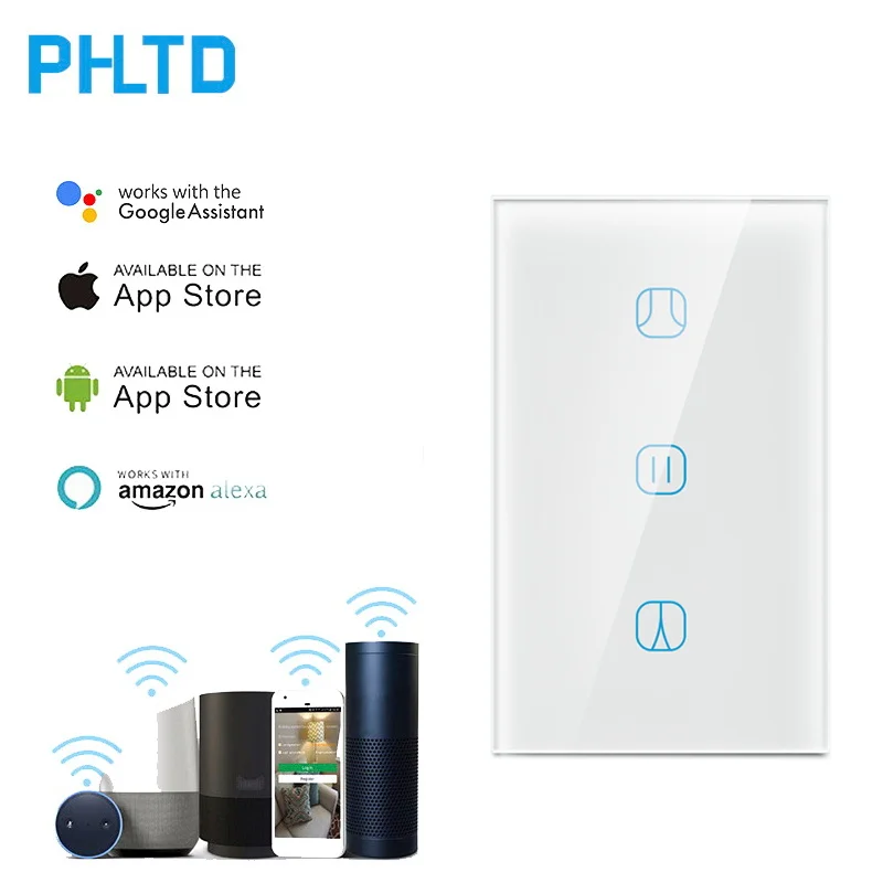 Smart WiFi Curtain Switch Upgrade Control Curtain Smart Life Electric Curtain Roller Alexa Voice Control
Smart WiFi Curtain Switch Upgrade Control Curtain Smart Life Electric Curtain Roller Alexa Voice Control