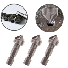 3 Pcs 6 Flute Hex Handle HCS Countersink Chamfering Drill Bits Chamfer Tool Suitable For Chamfering Deburring
3 Pcs 6 Flute Hex Handle HCS Countersink Chamfering Drill Bits Chamfer Tool Suitable For Chamfering Deburring