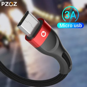 PZOZ 3A Micro USB Cable Fast Charging Microusb Micro usb charger cable For Samsung S7 Xiaomi Redmi 7A Note5 Android Phone cable 
PZOZ 3A Micro USB Cable Fast Charging Microusb Micro usb charger cable For Samsung S7 Xiaomi Redmi 7A Note5 Android Phone cable