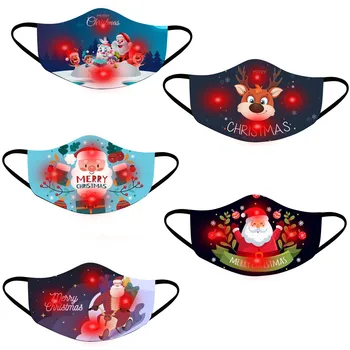 40# Navidad Led Christmas Facemask Light Up Mask Christmas Lights Glowing Maske Christmas Festival Party Балаклава Зимняя Maske
40# Navidad Led Christmas Facemask Light Up Mask Christmas Lights Glowing Maske Christmas Festival Party Балаклава Зимняя Maske