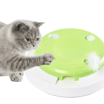 NEW Interactive Cat Toy Funny Cat Automatic Rotating Cat Play Teaser Plate Mice Animal Toys Electric Playing Exercise Pet Toy
NEW Interactive Cat Toy Funny Cat Automatic Rotating Cat Play Teaser Plate Mice Animal Toys Electric Playing Exercise Pet Toy