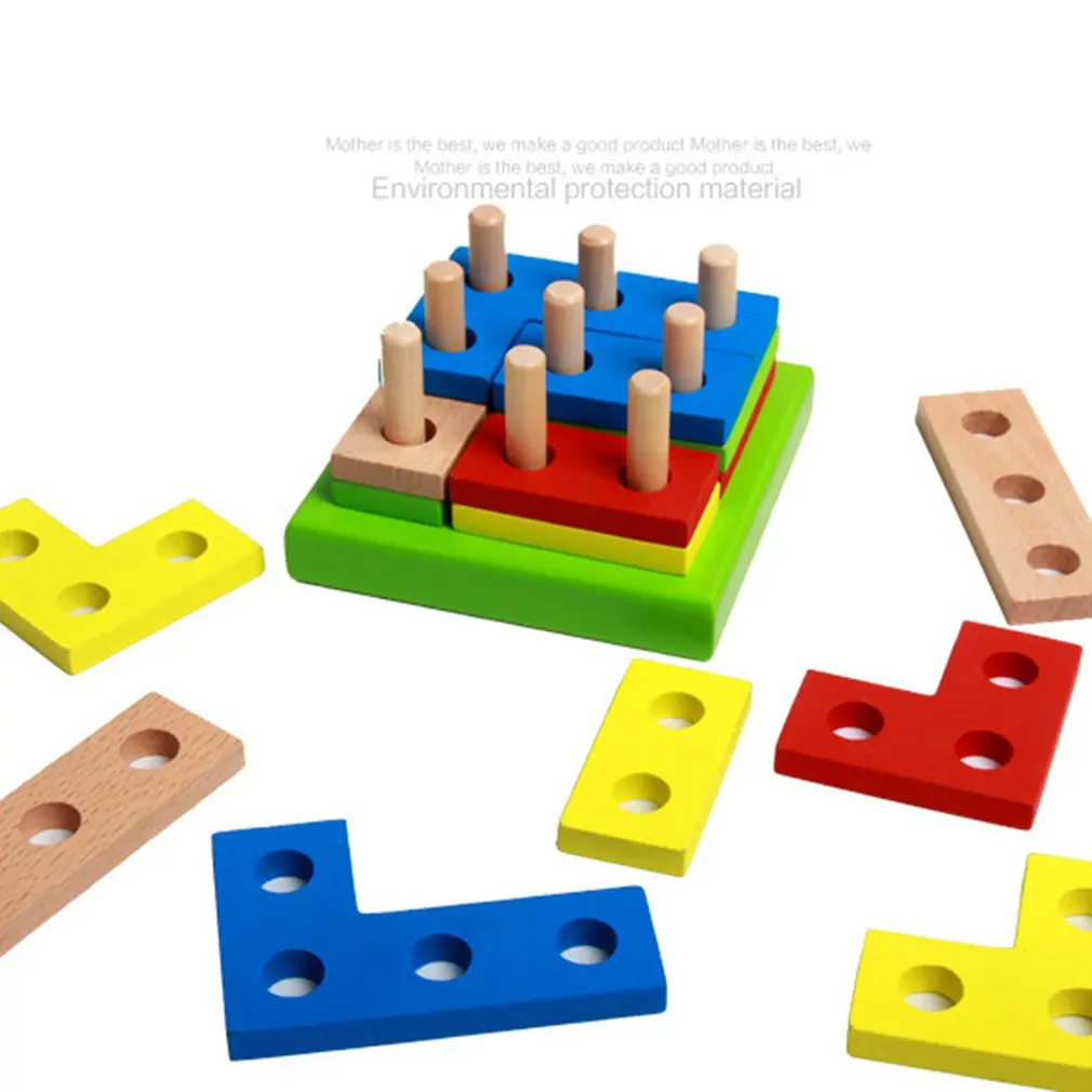 Colorful Geometric Shapes Matching Toys For Children Early Learning Exercise Hands-on Ability Montessori Educational Wooden Toys
Colorful Geometric Shapes Matching Toys For Children Early Learning Exercise Hands-on Ability Montessori Educational Wooden Toys