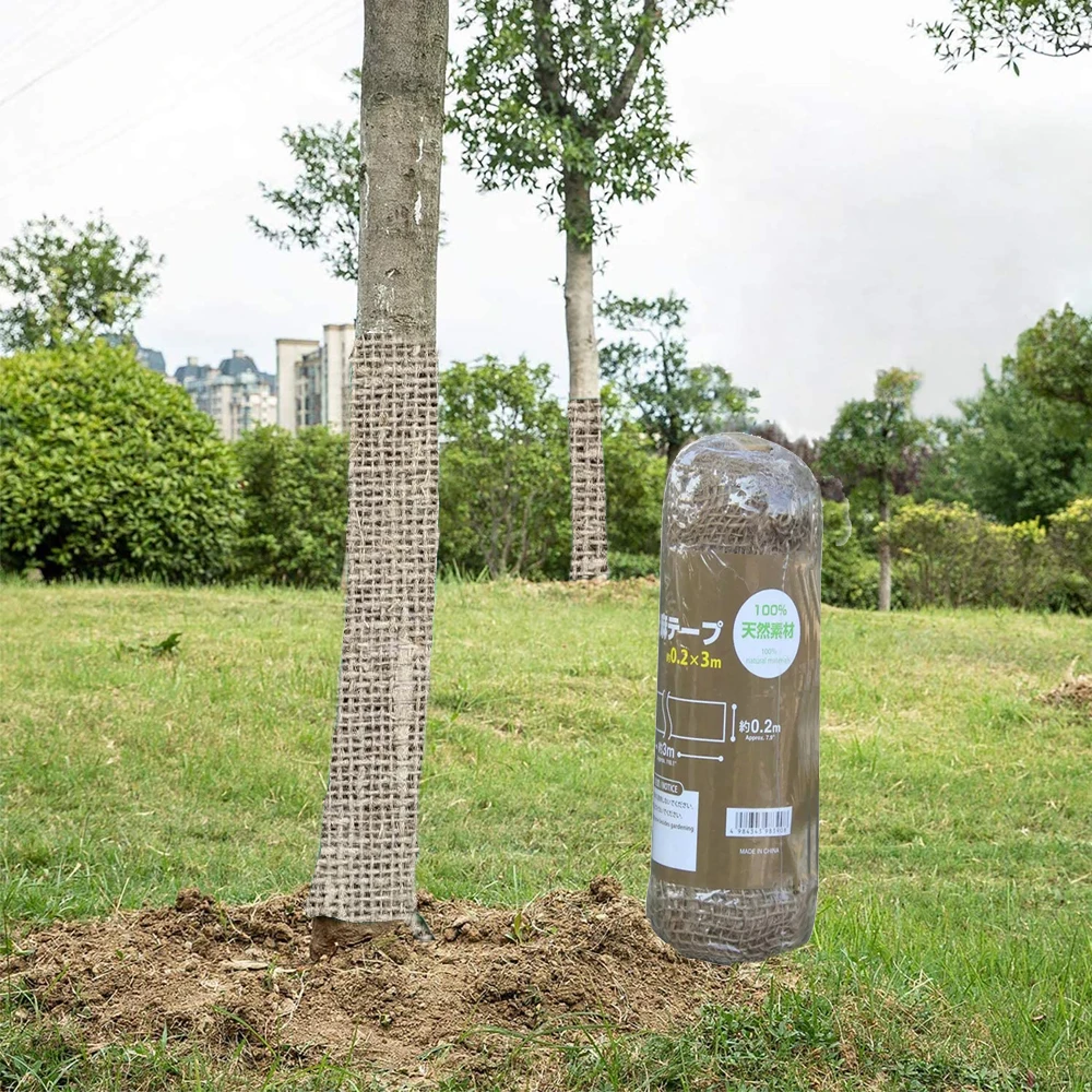 Trees Protection Wrap Linen Winter-proof Plants Linen Wear Protection for Warm Keeping and Moisturizing 20*300cm
Trees Protection Wrap Linen Winter-proof Plants Linen Wear Protection for Warm Keeping and Moisturizing 20*300cm