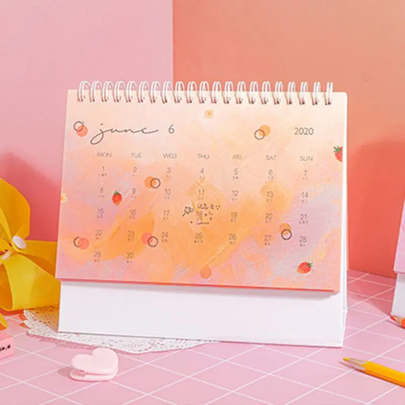 2020 Star Desktop Standing Coil Paper Calendar Memo Daily Schedule Table Planner 
2020 Star Desktop Standing Coil Paper Calendar Memo Daily Schedule Table Planner