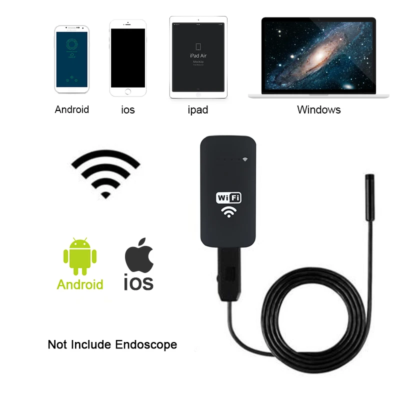 Wireless Wifi Box For Android USB Endoscope Camera USB Snake Inspection Camera Support IOS Android PC WiFi Endoscope
Wireless Wifi Box For Android USB Endoscope Camera USB Snake Inspection Camera Support IOS Android PC WiFi Endoscope