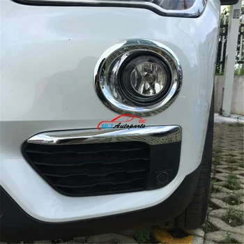 Car Front Fog Light Frame Cover Foglight Eyelid Eyebrow Lamp Trim ABS Chrome 2PCS Surround Molding For BMW X1 F48 2016 2017 
Car Front Fog Light Frame Cover Foglight Eyelid Eyebrow Lamp Trim ABS Chrome 2PCS Surround Molding For BMW X1 F48 2016 2017