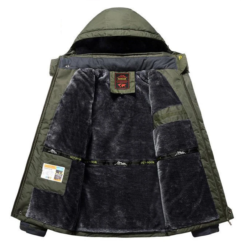 Winter Parka Men Windbreak Plus Velvet Thick Warm Windproof Fur Coats Male Military Hooded Anorak Jackets Men's Winter Jackets
Winter Parka Men Windbreak Plus Velvet Thick Warm Windproof Fur Coats Male Military Hooded Anorak Jackets Men's Winter Jackets