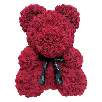 25cm Foam Rose Bear Romantic Flower Bear for Valentine Birthday Wedding Anniversaries TB Sale
25cm Foam Rose Bear Romantic Flower Bear for Valentine Birthday Wedding Anniversaries TB Sale