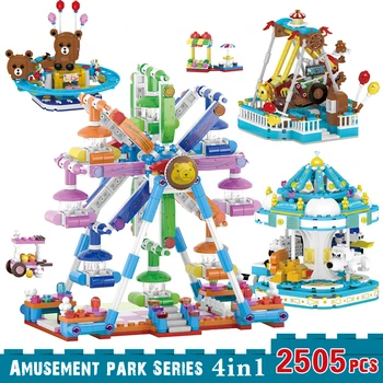 Compatible With Lepining Good Friends Girls Series Amusement park 4in1 Small Building Blocks Model Toys Ferris wheel Pirate ship
Compatible With Lepining Good Friends Girls Series Amusement park 4in1 Small Building Blocks Model Toys Ferris wheel Pirate ship
