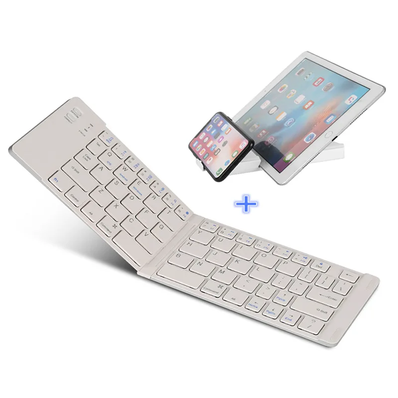 Metal business gift 2 folding keyboard Bluetooth wireless Bluetooth external flat keyboard for Tablet PC electronic gadgets
Metal business gift 2 folding keyboard Bluetooth wireless Bluetooth external flat keyboard for Tablet PC electronic gadgets