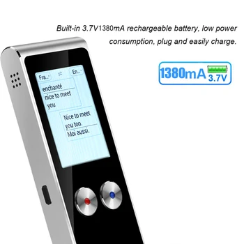T8S Portable Wifi Voice Translator Two-Way Real Time 51 Multi-Language Translation For Learning Travelling Business Touch Screen
T8S Portable Wifi Voice Translator Two-Way Real Time 51 Multi-Language Translation For Learning Travelling Business Touch Screen