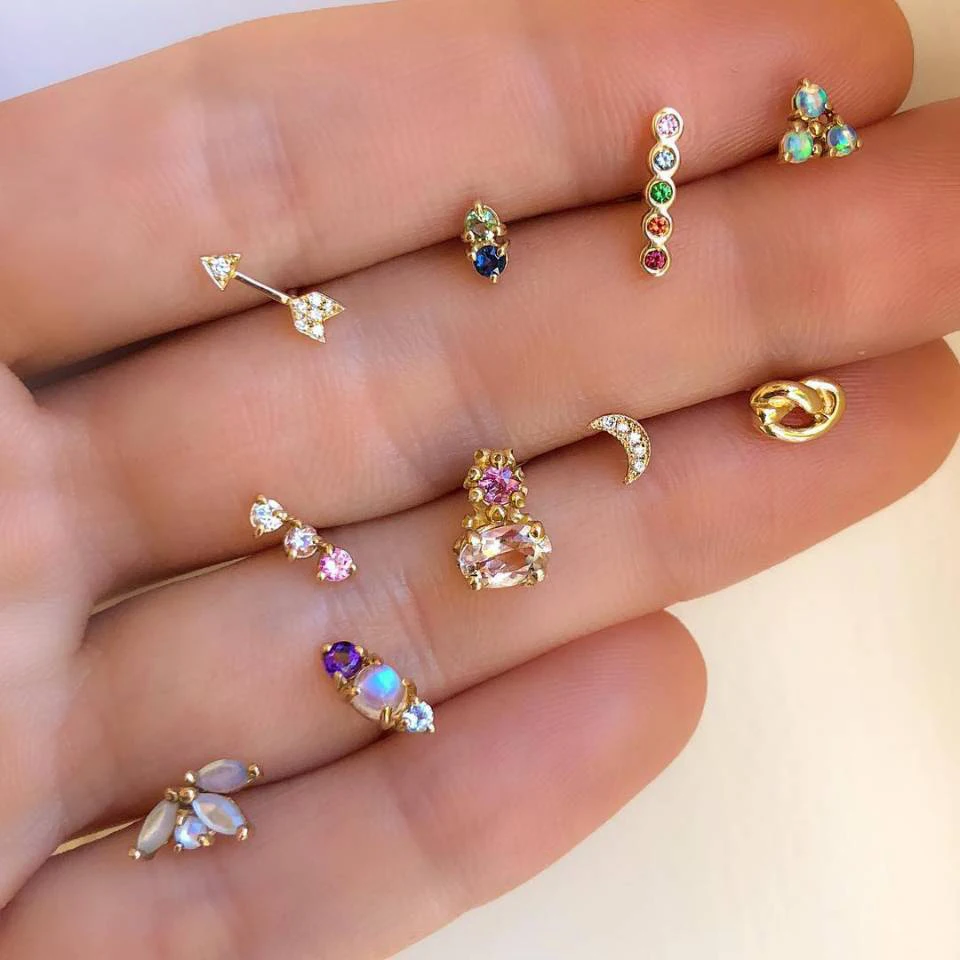 10 Pcs /Set Boho Geometry Moon Star Arrow Flower Hand Earrings Set Women Punk Stud Earring Personality Party Bohemian Jewelry
10 Pcs /Set Boho Geometry Moon Star Arrow Flower Hand Earrings Set Women Punk Stud Earring Personality Party Bohemian Jewelry