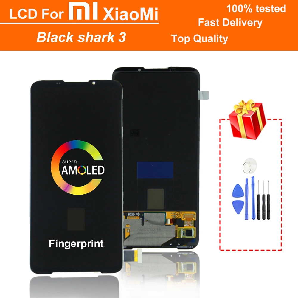 100% tested original 6.67" LCD display for Xiaomi Black Shark 3 LCD Touch Screen with frame touch screen digitizer assembly
100% tested original 6.67" LCD display for Xiaomi Black Shark 3 LCD Touch Screen with frame touch screen digitizer assembly