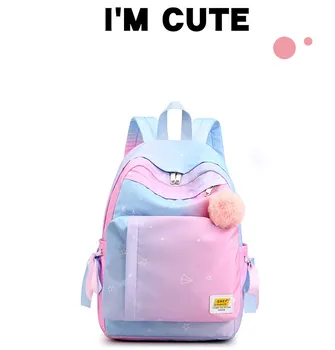 Junior High School Student Bag Backpack New Style Casual Backpack for Female Students
Junior High School Student Bag Backpack New Style Casual Backpack for Female Students